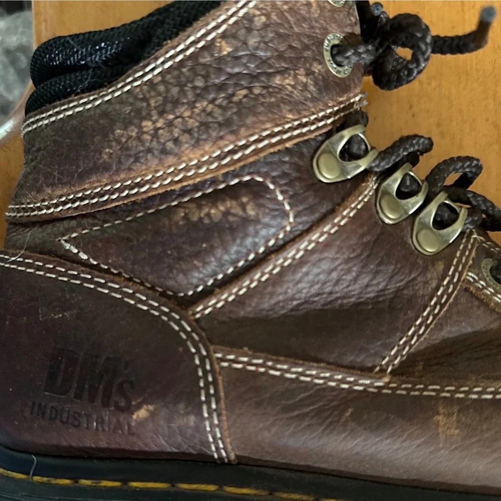 Dr. Doc Martens Ironbridge Leather Heavy Duty Work Boots Steel‎ Toe Size M7/L8
